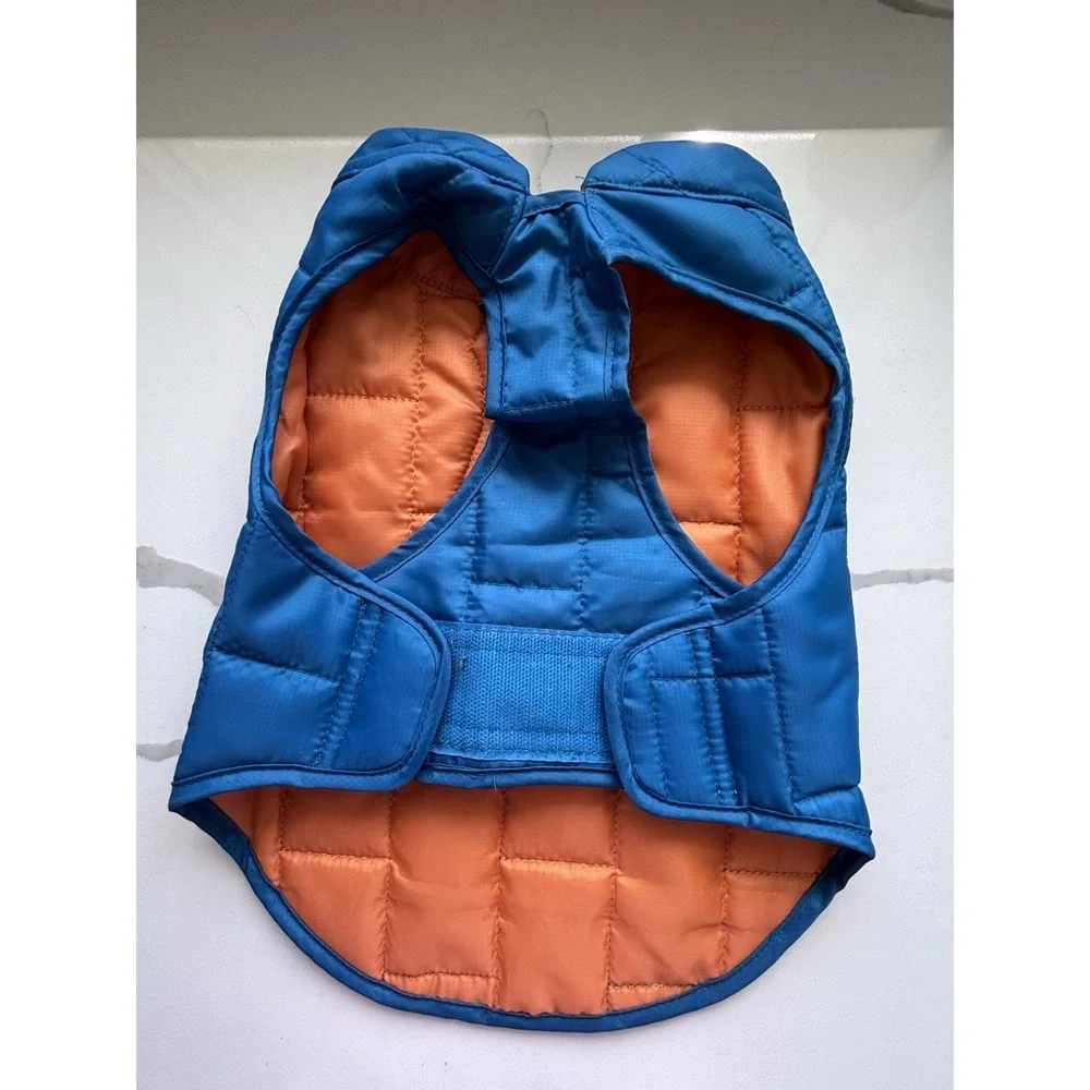Kurgo Dog Coat Reversible Insulated Quilted Reflective Warm Winter Size S Small